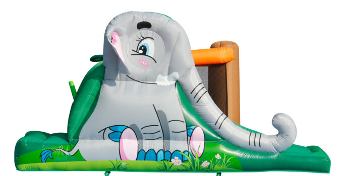 l'elefante del mini gonfiabile